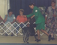 Patty and Sharon ringside.