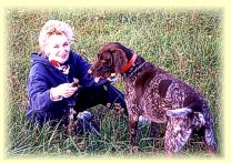 Emily Sloviko with Buddy