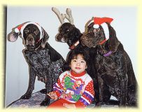 Meghan and her "Christmas GSP's