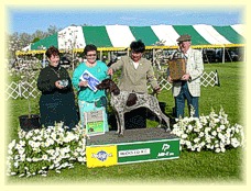 Monroe's win photo from Bucks County KC Show