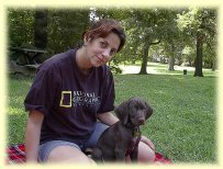 Bebel and Marcia at the park.