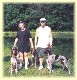 Wendy and Jammie with Summer and Bear